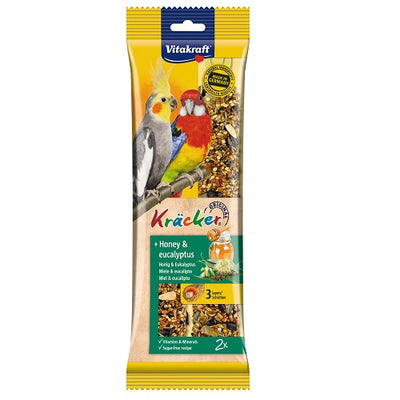 Vitakraft Kracker Parakeet Honey Eucaluptus x 2