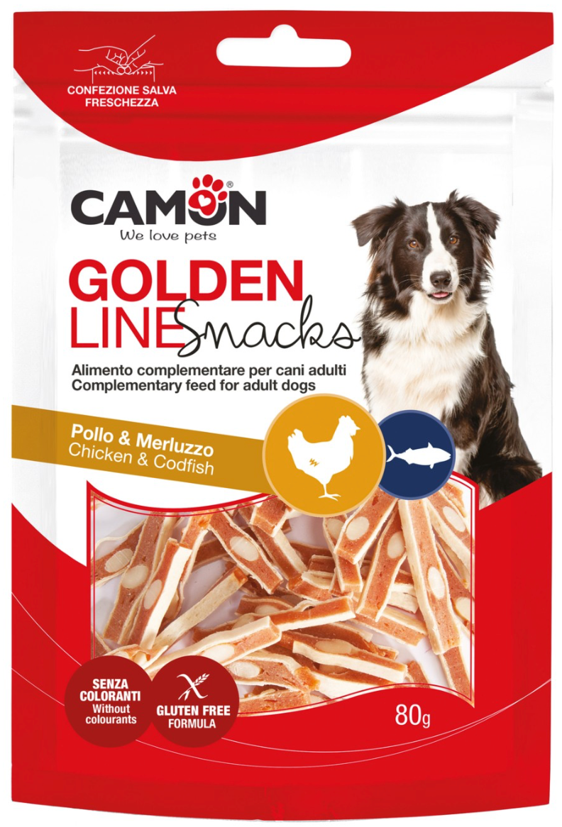 Camon Treats&Snacks Chicken Fish Cheese 80g