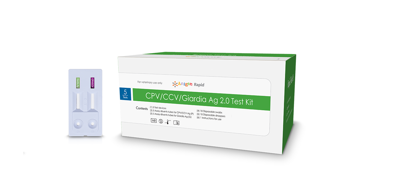 Bionote Rapid CPV CCV Giardia Ag Rapid Test