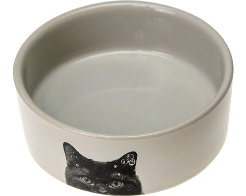 Karlie Cat Dish Ceramic Creme 250ml
