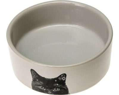 Karlie Cat Dish Ceramic Creme 250ml