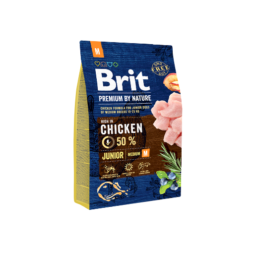 Brit Dog Nature Junior Medium 10-25kg Chicken 3Kg