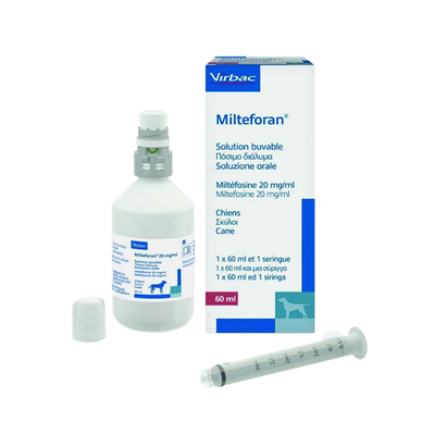 Virbac Milteforan 20mg/ml Oral Solution 60ml