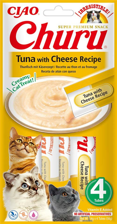 Churu Cat Treats 112 Tuna Cheese Recipe 4pcs