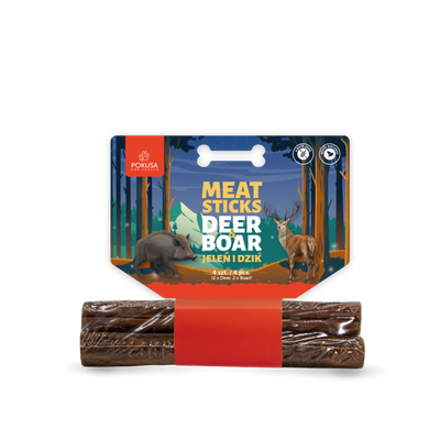 Pokusa Meat Sticks Deer&Boar4pcs