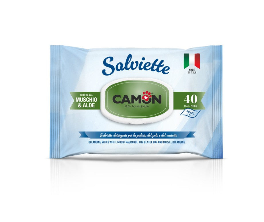 Camon Wipes Musk Aloe 40pcs LA046