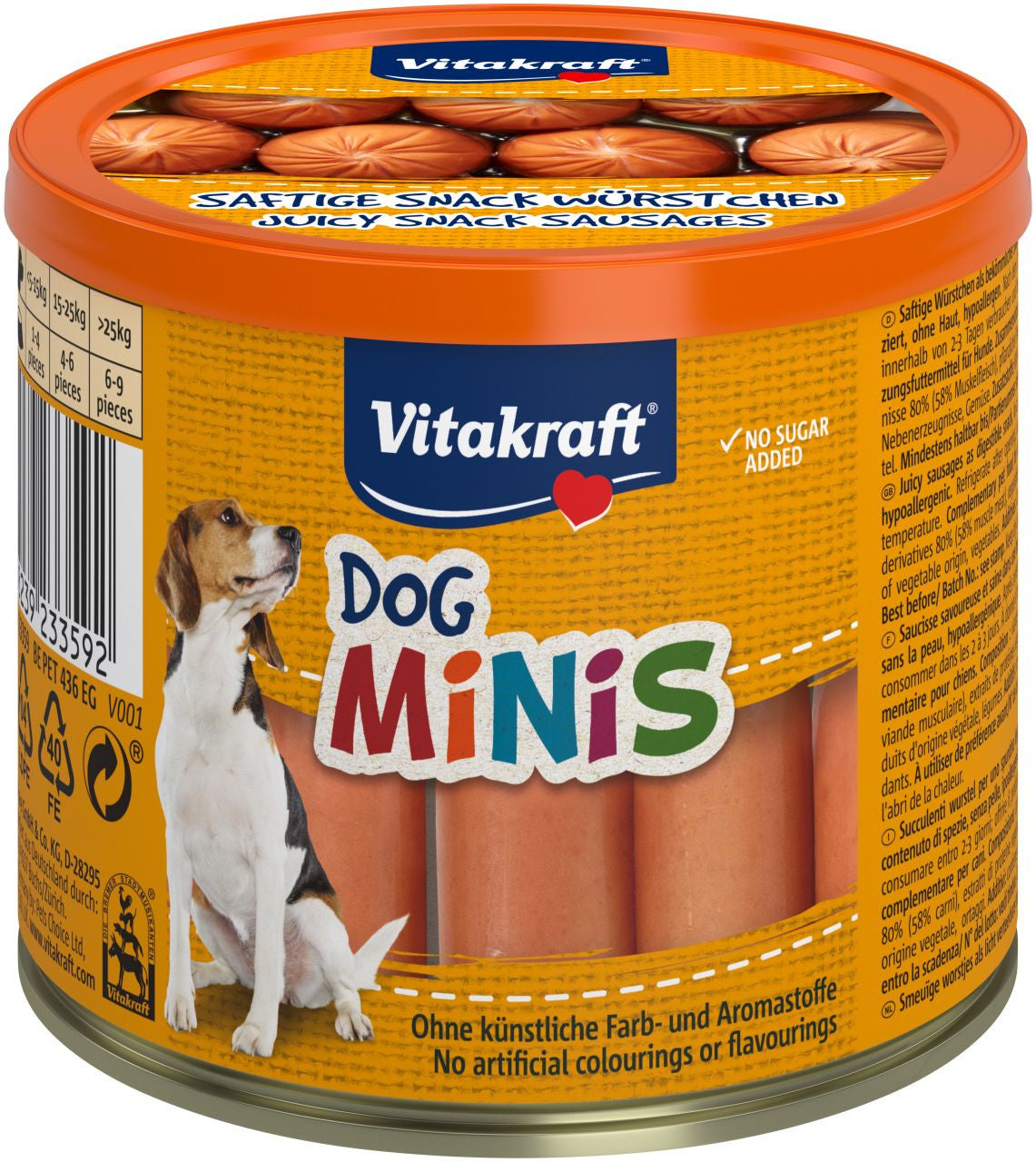 Vitakraft Dog Minis Sausages 120g