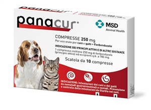MSD Panacur 250mg x 10tabs