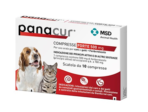 MSD Panacur 500mg x 10tabs