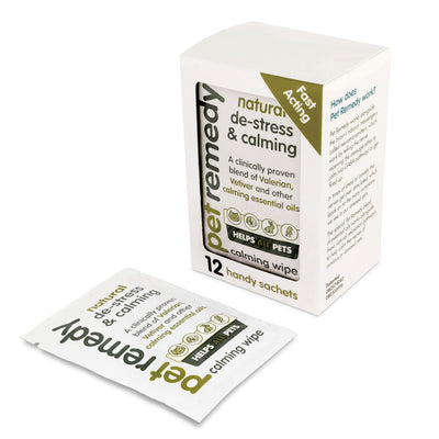 Pet Remedy Cat Calming Wipes 12pc