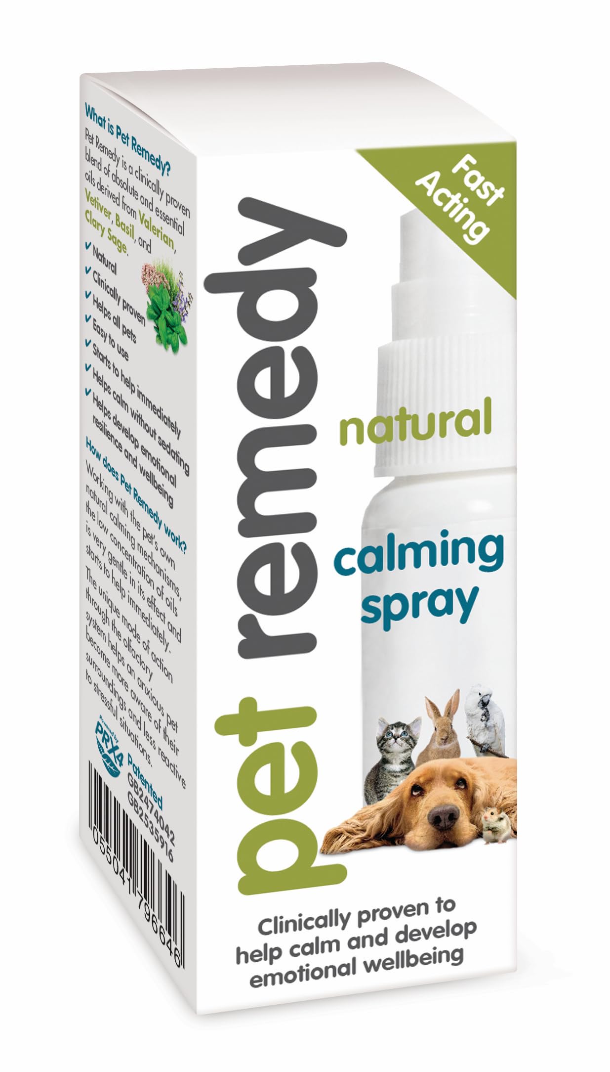 Pet Remedy Mini Calming Spray 15ml