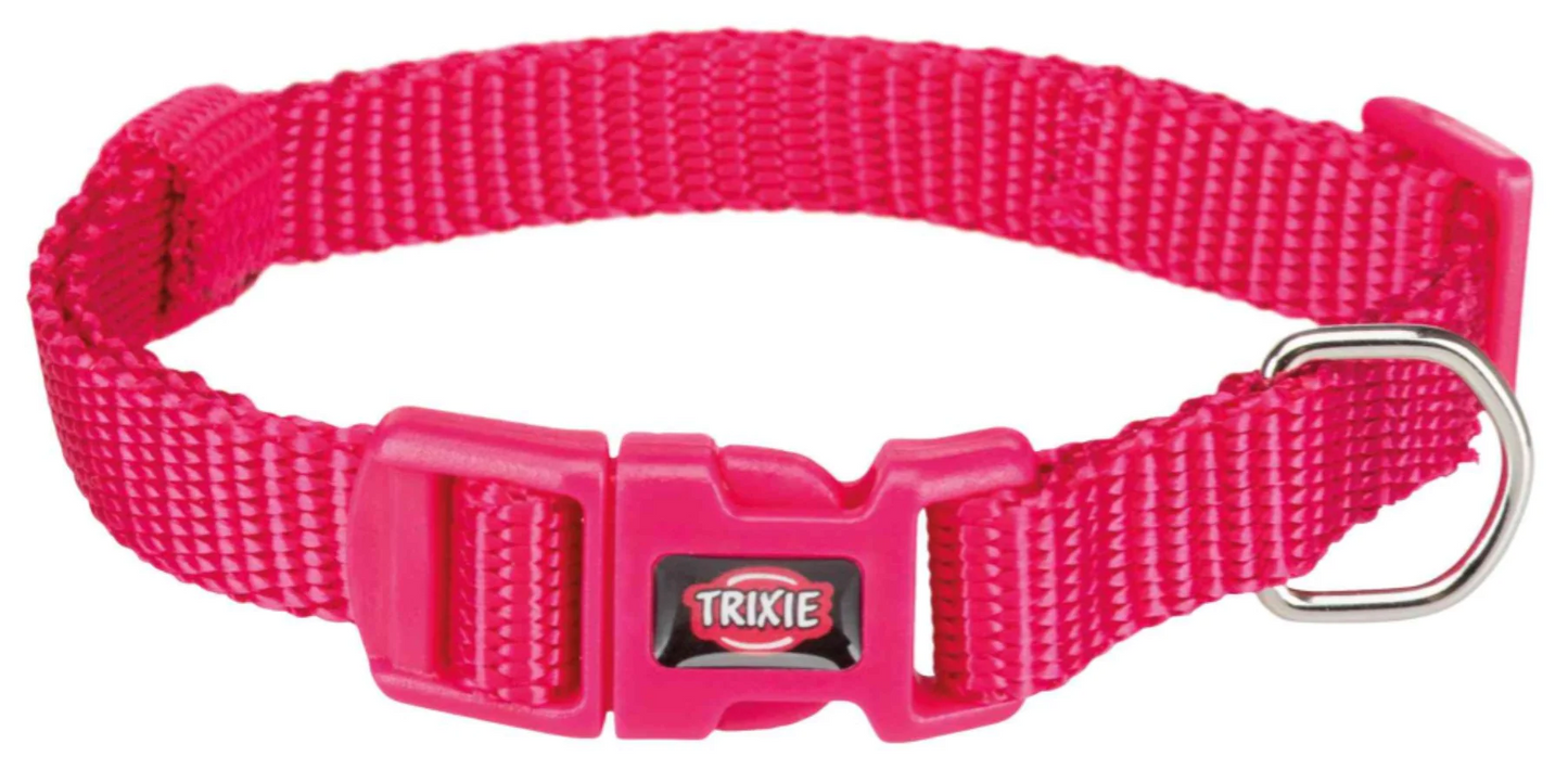 Trixie Premium Collar S 25cm-40cm/15mm Fuchsia