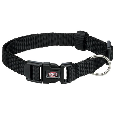 Trixie Premium Collar S 25cm-40cm/15mm Black