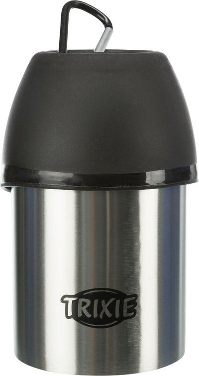 Trixie Bottle With Bowl Stainless Steel/Plastic 300ml