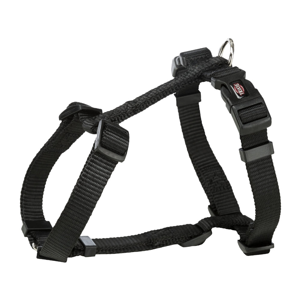 Trixie Premium H-Harness XS-S 30cm-44cm 10mm Black