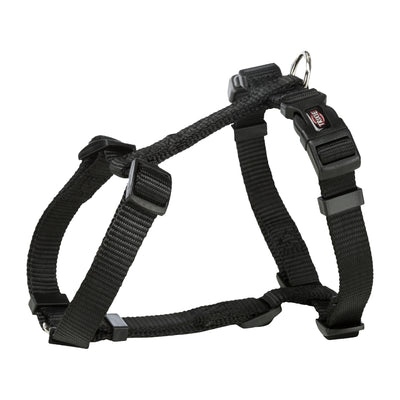 Trixie Premium H-Harness XS-S 30cm-44cm 10mm Black