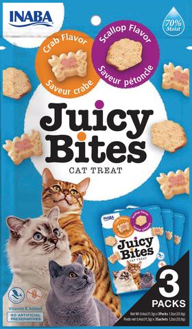Juicy Bites Cat Treats 703 Crab Scallop 3packs