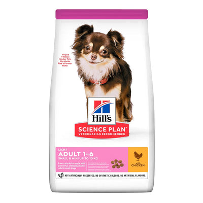 Hills Dog SP Adult 1-6 Small&Mini Light Dry Chicken 1.5kg