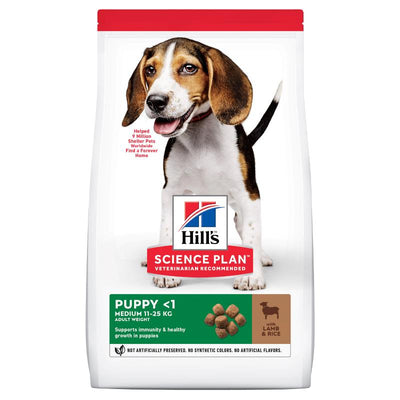 Hills Dog SP Puppy Medium 11-25Kg Dry Lamb&Rice 2.5Kg