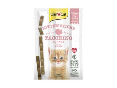 Gimcat Kitten Treats Stick Turkey 4pcs