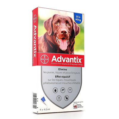 Bayer Dog Advantix 25-40Kg 4x4ml