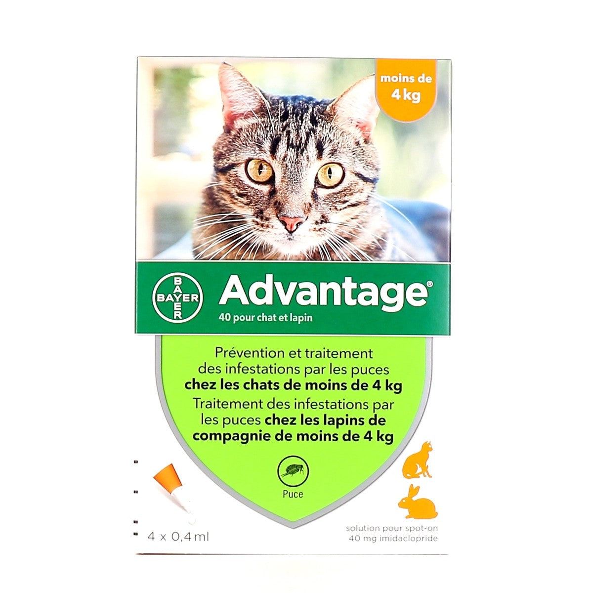Bayer Cat Advantage <4kg 4x0.4ml