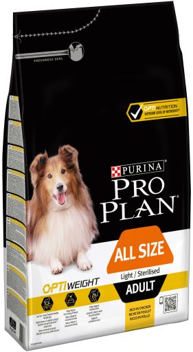 Purina Dog PP OptiWeight Light Sterilised Chicken 3kg