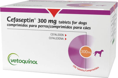 Vetoquinol Cefaseptin 300mg 100tabs