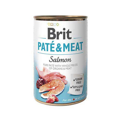 Brit Dog Pate&Meat Salmon 400gr