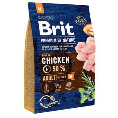 Brit Dog Nature Junior Medium 10-25kg Chicken 3Kg