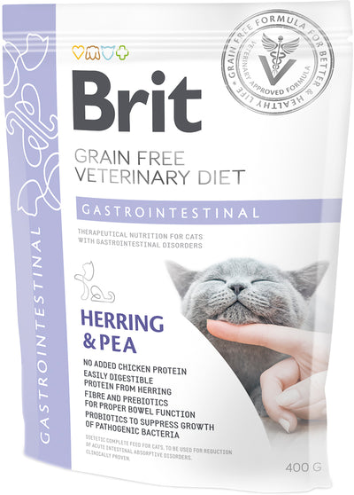 Brit Cat VD Gastrointestinal Herring & Pea Dry 400gr