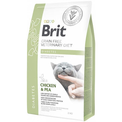 Brit Cat VD Diabetes Chicken & Pea Dry 2Kg