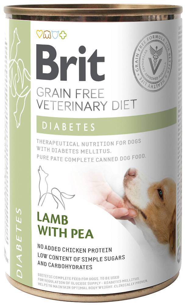 Brit Dog VD Diabetes Lamb & Pea Wet 400gr