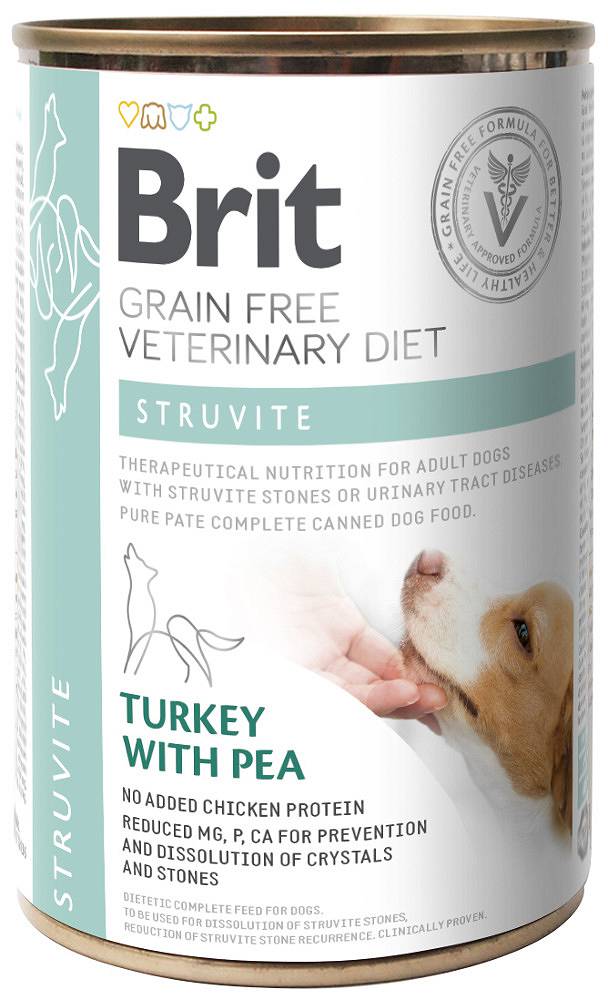 Brit Dog VD Struvite Turkey & Pea Wet 400gr