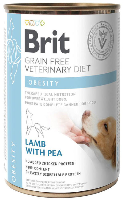 Brit Dog VD Obesity Lamb & Pea Wet 400gr
