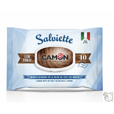 Camon Wipes White Wood 40pcs LA025