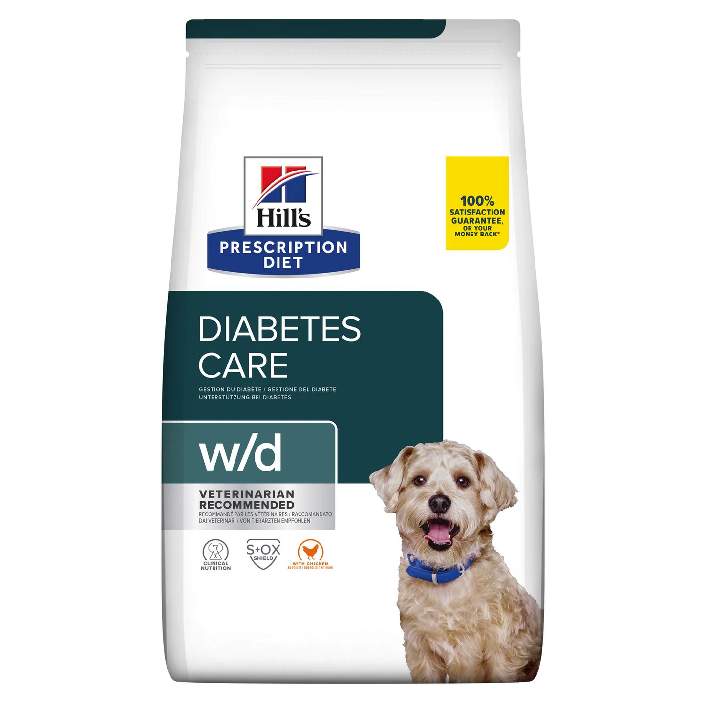 Hills Dog PD Diabetes Care W/D Dry Chicken 4Kg