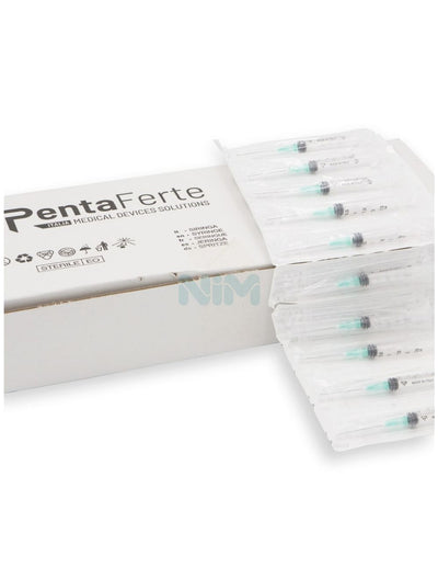 Pentaferte Syringe 2.5ml 21g 100pcs