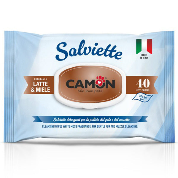 Camon Wipes Milk & Honey 40pcs LA047
