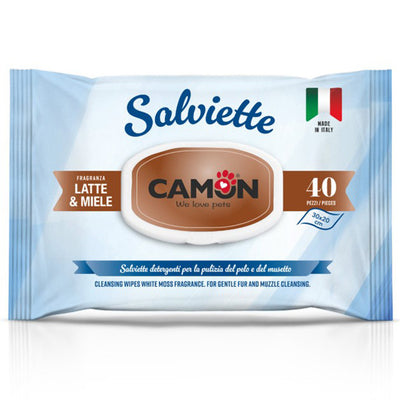 Camon Wipes Milk & Honey 40pcs LA047