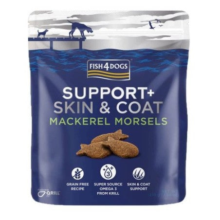 Fish4Dogs Support Skin&Coat Mackerel Morsels 225g