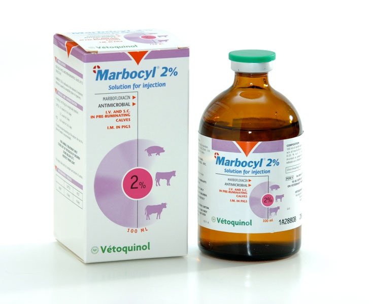 Vetoquinol  Marbocyl 2% Injectable Solution 100ml