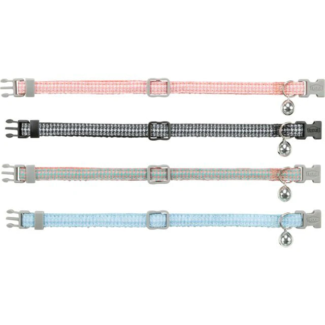 Trixie Cat Collar Houndstooth 20-30cm/10mm Various
