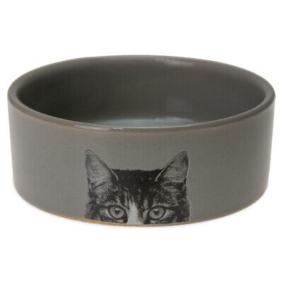 Karlie Cat Dish Ceramic Gray 250ml