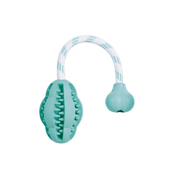 Trixie Denta Fun Jumper/Rope Mint Flavour Natural Rubber 8cm/28cm