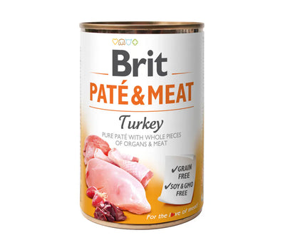 Brit Dog Pate&Meat Turkey 400g