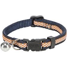 Trixie Cat Collar Striped 20-30cm/10mm Blue/Orange