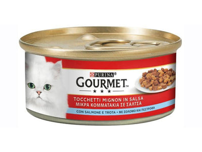 Purina Cat Gourmet Wet Trout&Salmon 195gr
