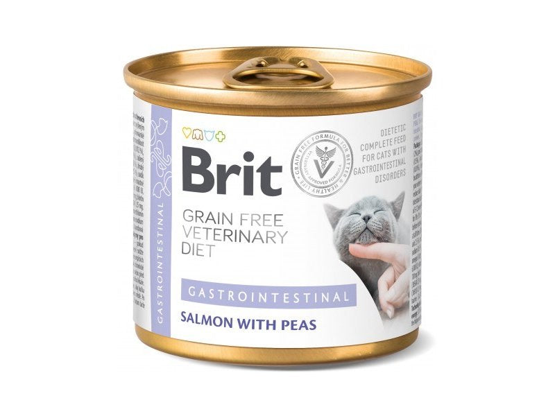 Brit Cat VD Gastrointestinal Salmon & Pea Wet 200gr