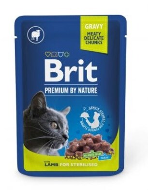 Brit Cat Premium Lamb For Sterilized 100gr